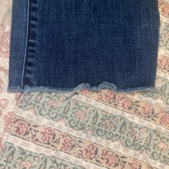 INC brand distressed straight leg regular crop fit jeans. EUC - Picture 12 of 12